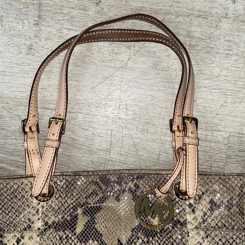 Michael Kors Snakeskin Shoulder Bag